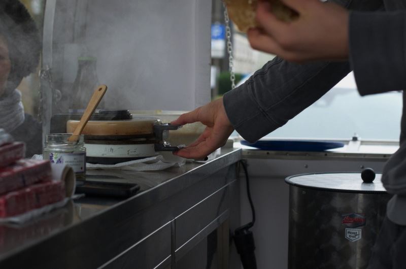 Waffelbäckerei