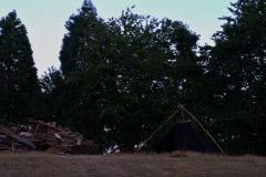 Kohte am Feuerplatz