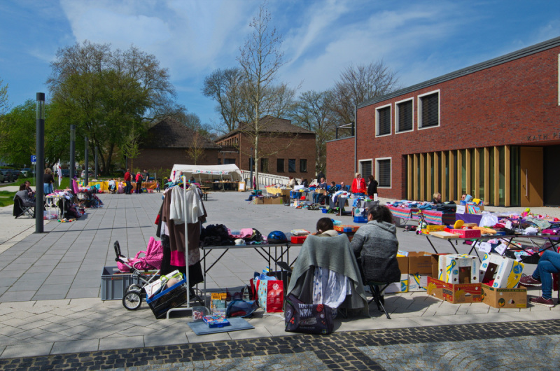 Ein Blick über den Flohmarkt